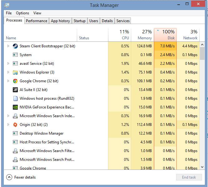 Hướng dẫn khắc phục lỗi Full 100% Disk trên Windows 8, 10 3