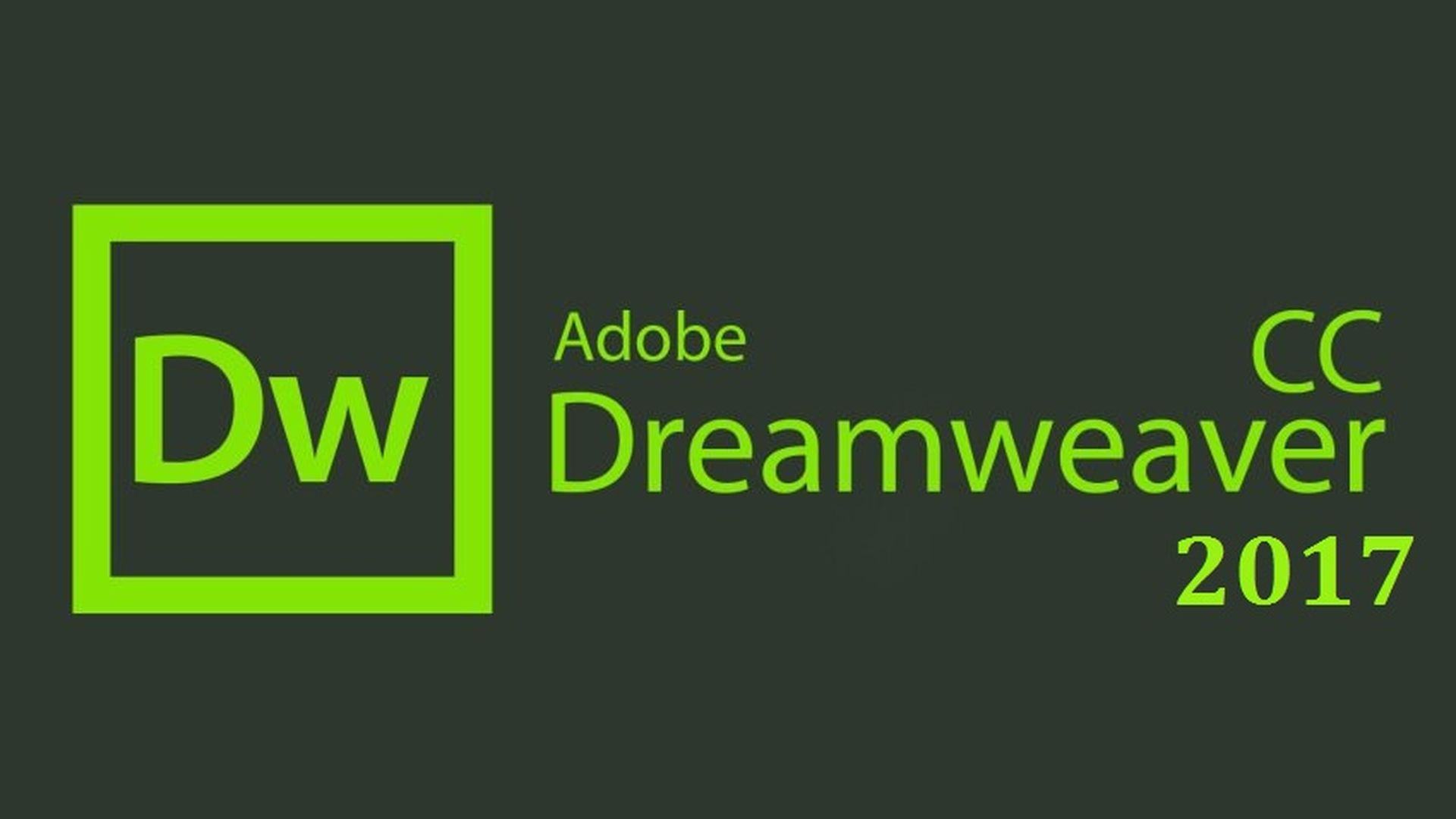 Adobe Dreamweaver CC 2017