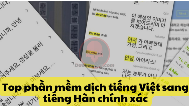 Top phần mềm dịch tiếng Việt sang tiếng Hàn chính xác 1