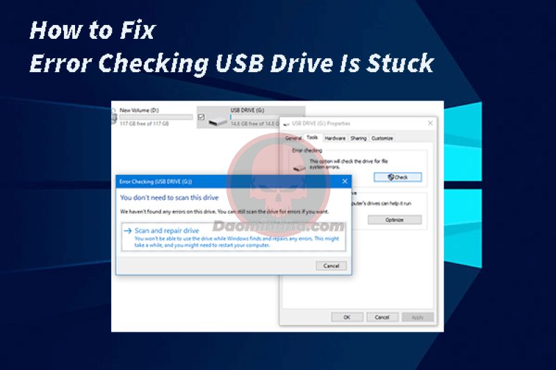 Cách quét ổ cứng bằng Error Checking daominhha.net