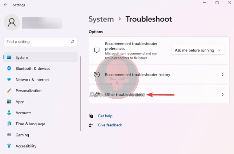 Chạy Network Adapter Troubleshooter
