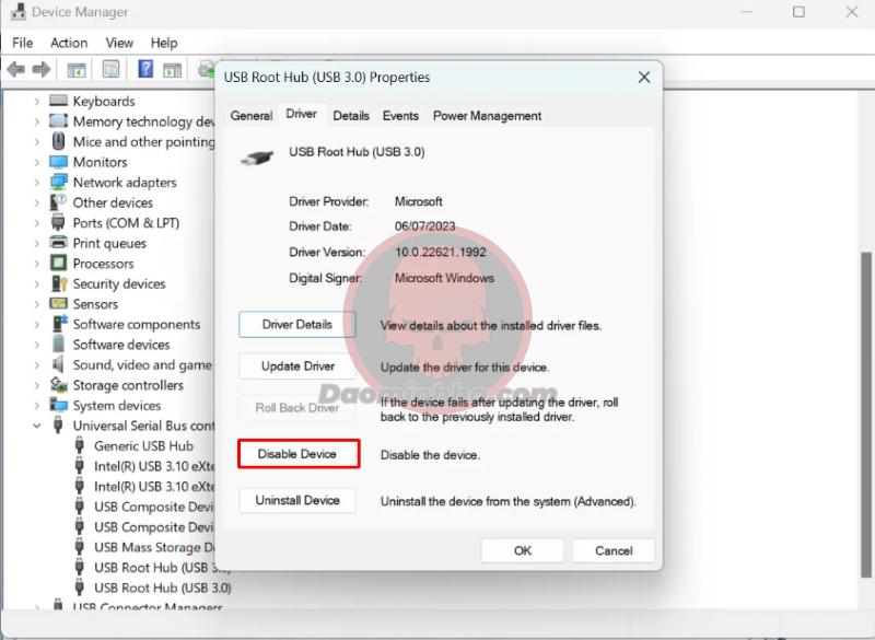 Sử dụng Device Manager