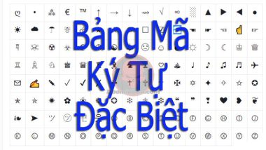 ký tự đặc biệt trong Au daominhha.net